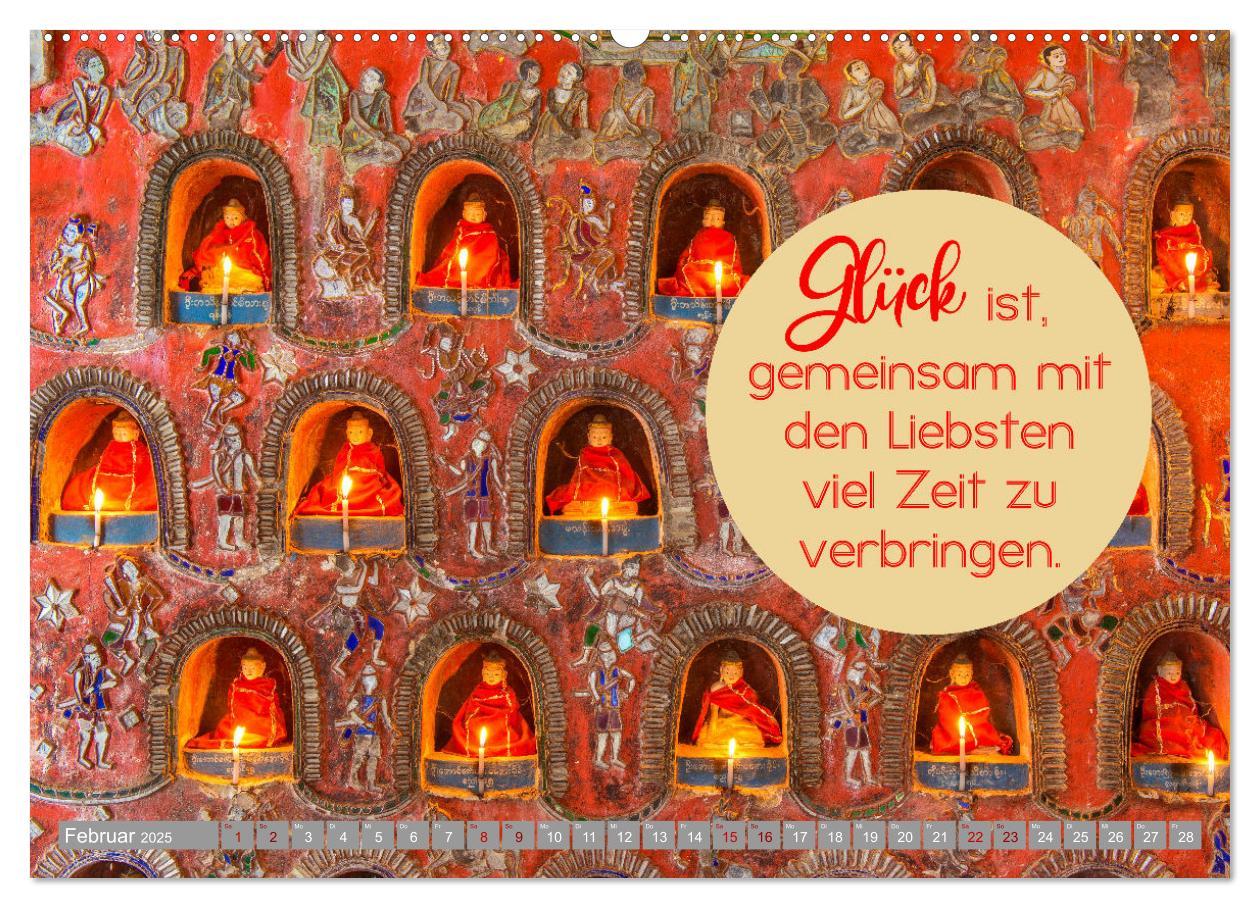 Bild: 9783435066636 | ACHTSAMKEIT - Wege des Glücks (Wandkalender 2025 DIN A2 quer),...