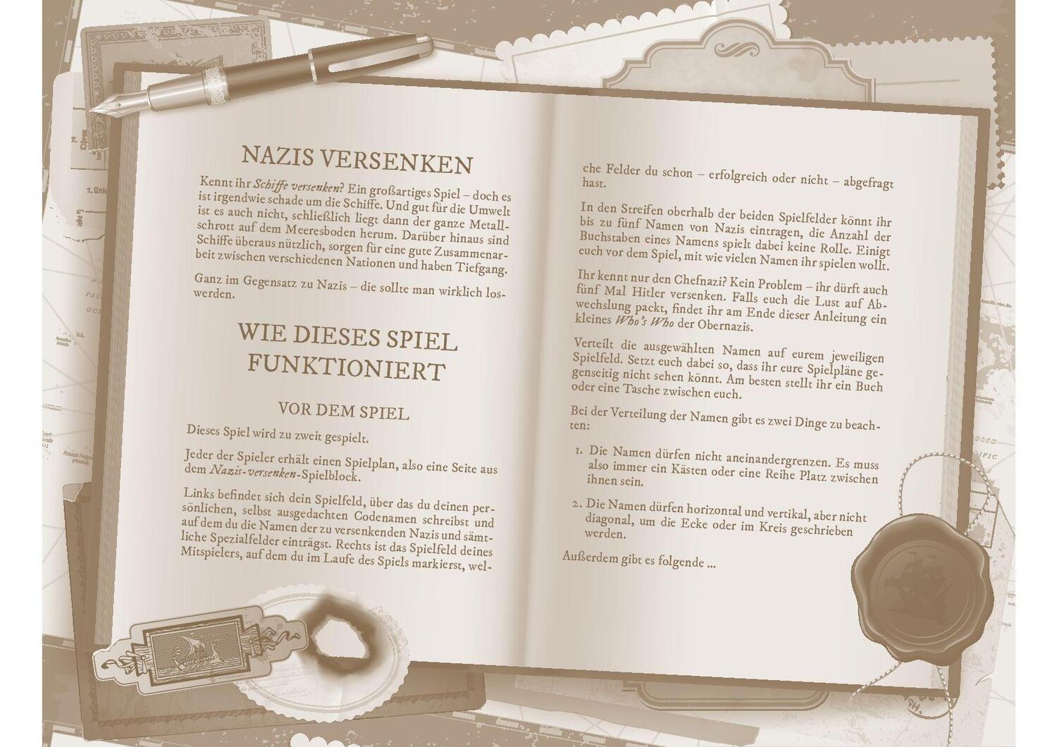 Bild: 9783742312617 | Nazis versenken | Emma Hegemann | Taschenbuch | Spieleblock | 96 S.