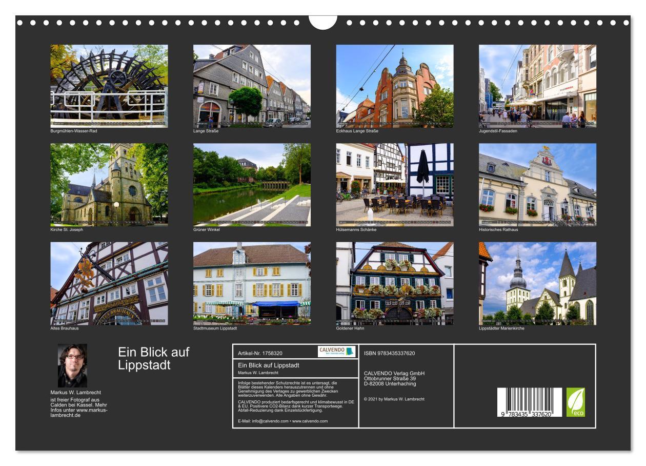 Bild: 9783435337620 | Ein Blick auf Lippstadt (Wandkalender 2025 DIN A3 quer), CALVENDO...