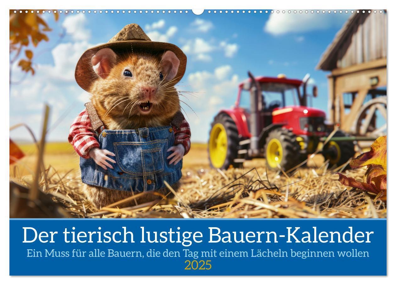 Cover: 9783457175354 | Der tierisch lustige Bauern-Kalender (Wandkalender 2025 DIN A2...