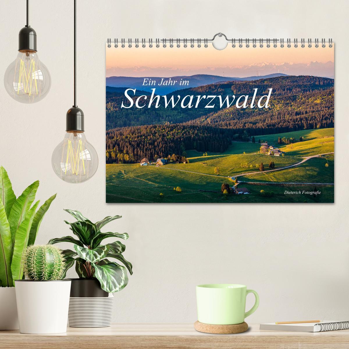 Bild: 9783435077090 | Ein Jahr im Schwarzwald (Wandkalender 2025 DIN A4 quer), CALVENDO...