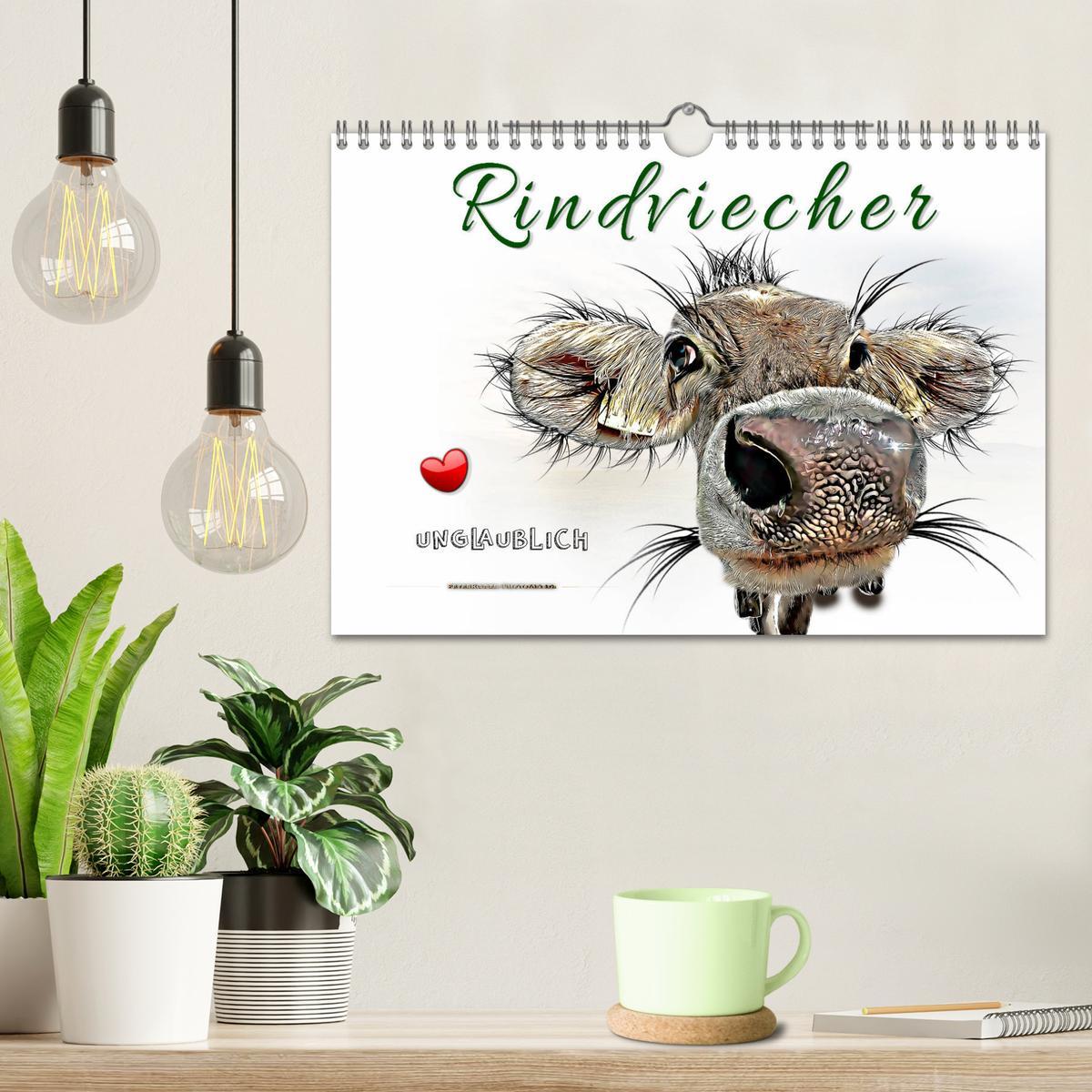 Bild: 9783435182053 | Rindviecher unglaublich (Wandkalender 2025 DIN A4 quer), CALVENDO...