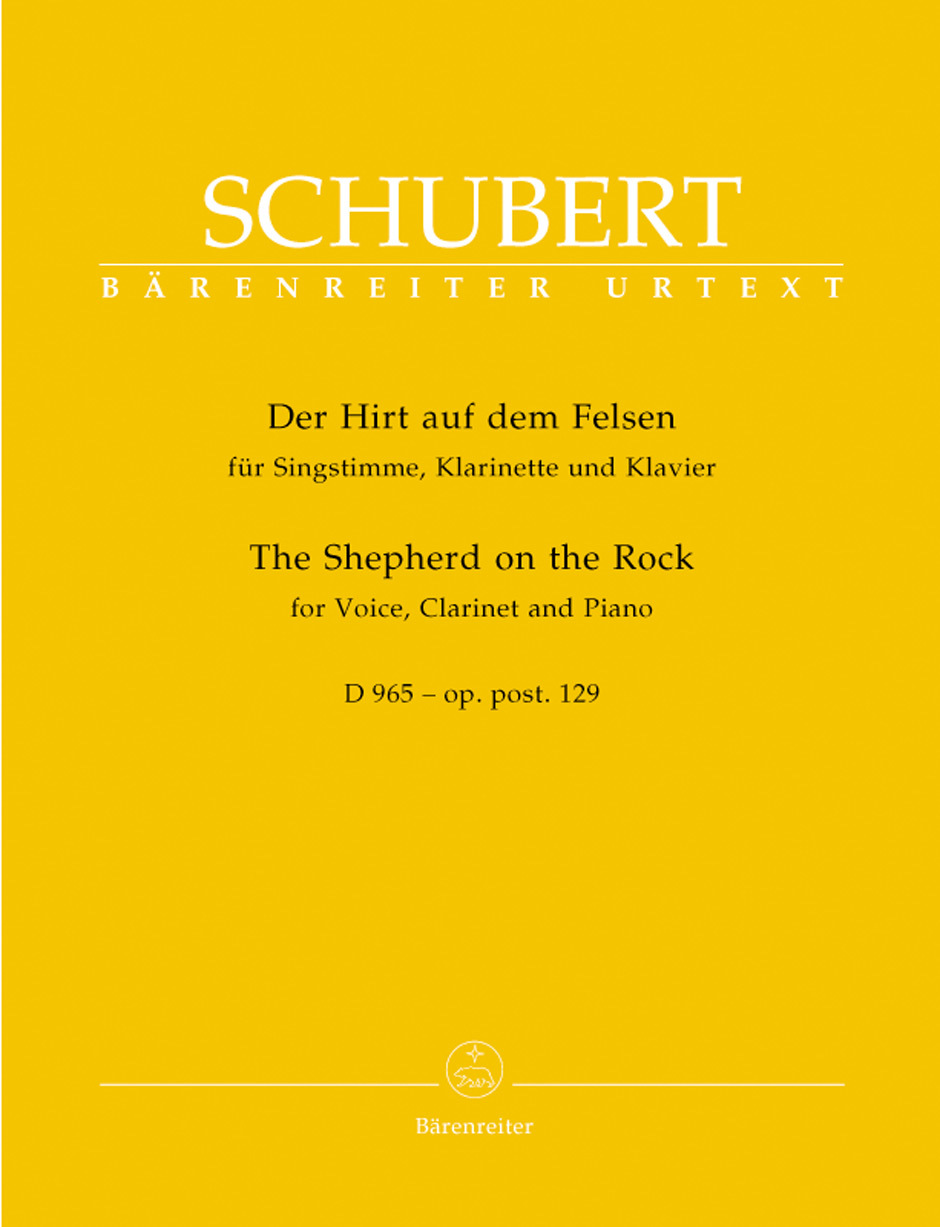 Cover: 9790006472857 | The Shepherd on the Rock op. post.129 D 965 | Franz Schubert | Buch