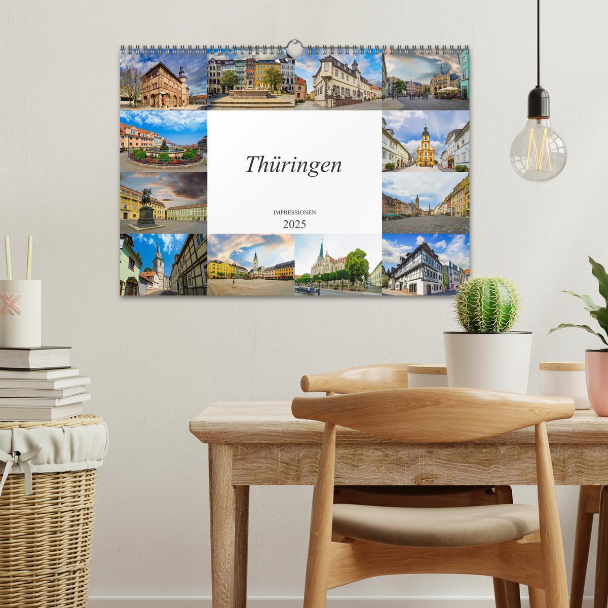 Bild: 9783435228799 | Thüringen Impressionen (Wandkalender 2025 DIN A3 quer), CALVENDO...