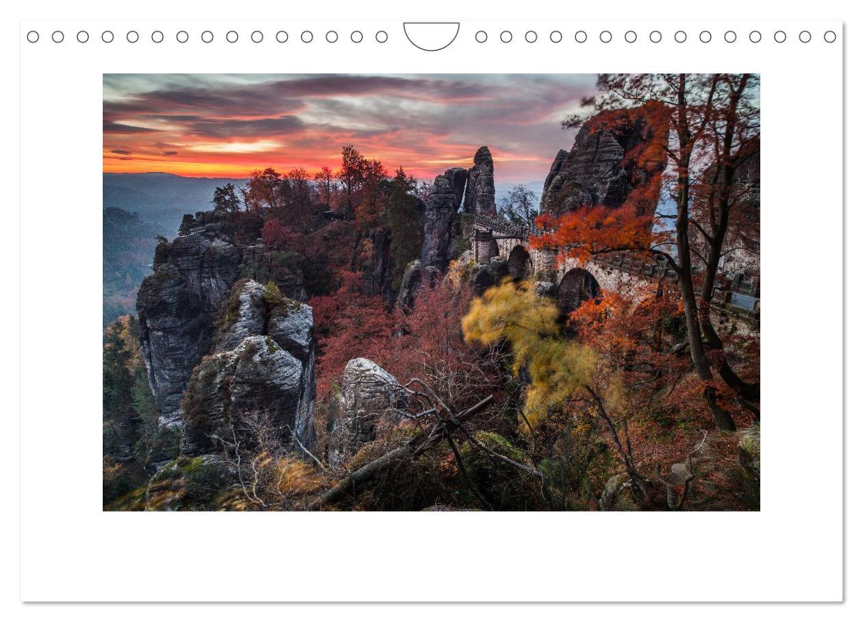 Bild: 9783435841141 | Bastei - Sächsische Schweiz (Wandkalender 2025 DIN A4 quer),...