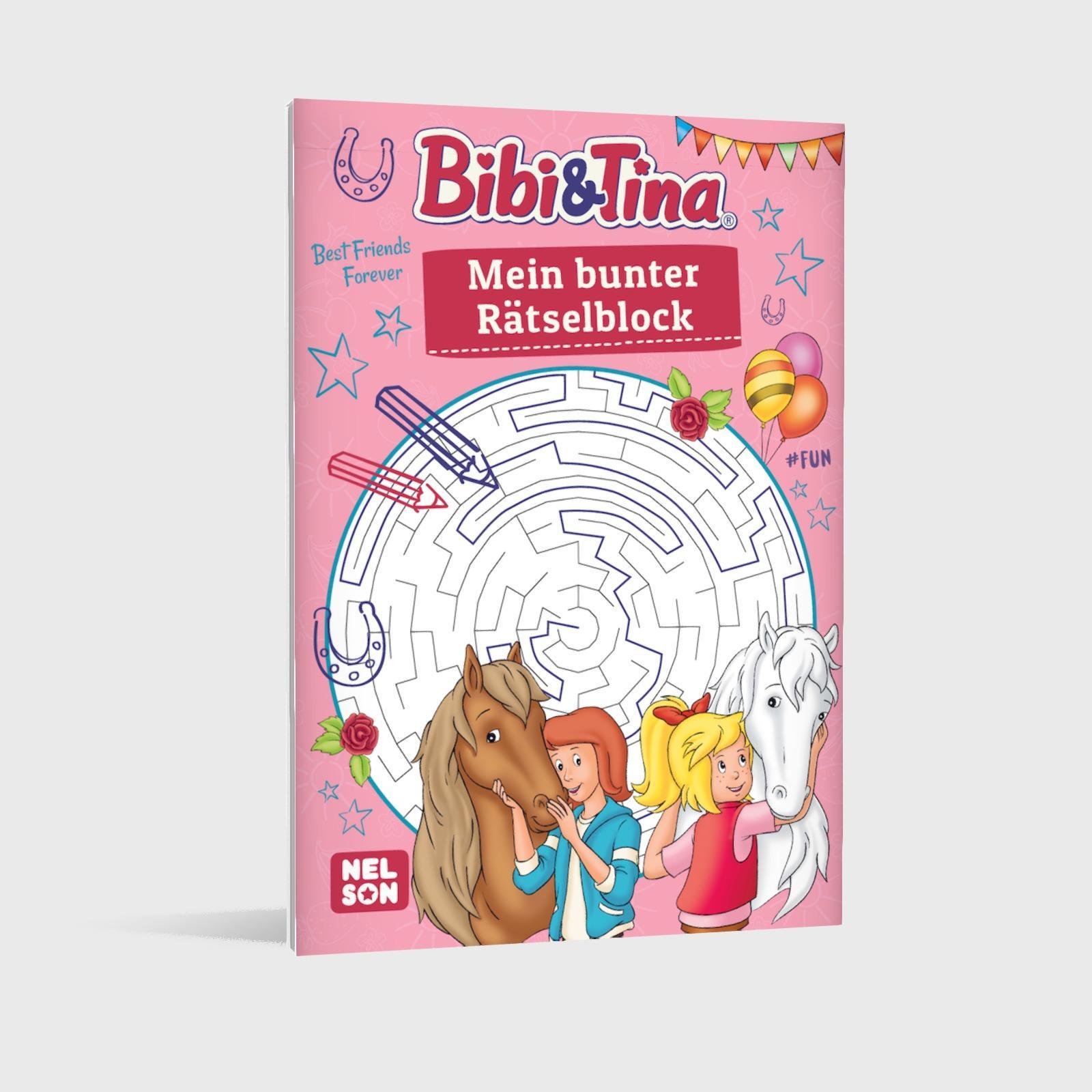 Bild: 9783845127675 | Bibi &amp; Tina: Mein bunter Rätselblock | Taschenbuch | Bibi &amp; Tina