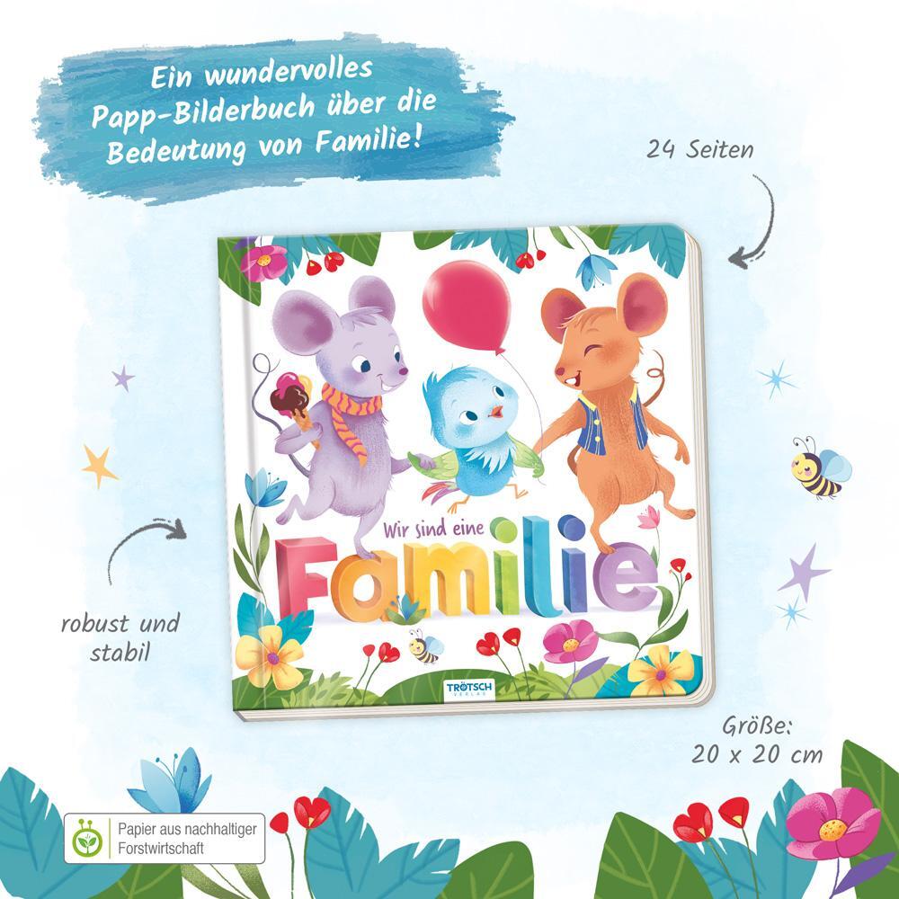 Bild: 9783988021441 | Trötsch Pappenbuch Wir sind eine Familie | KG | Buch | 32 S. | Deutsch