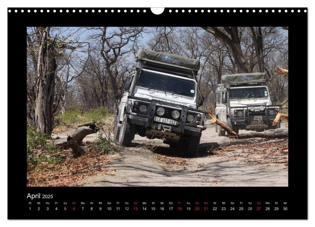 Bild: 9783435753673 | Land Rover Defender - Unterwegs in Afrika (Wandkalender 2025 DIN A3...