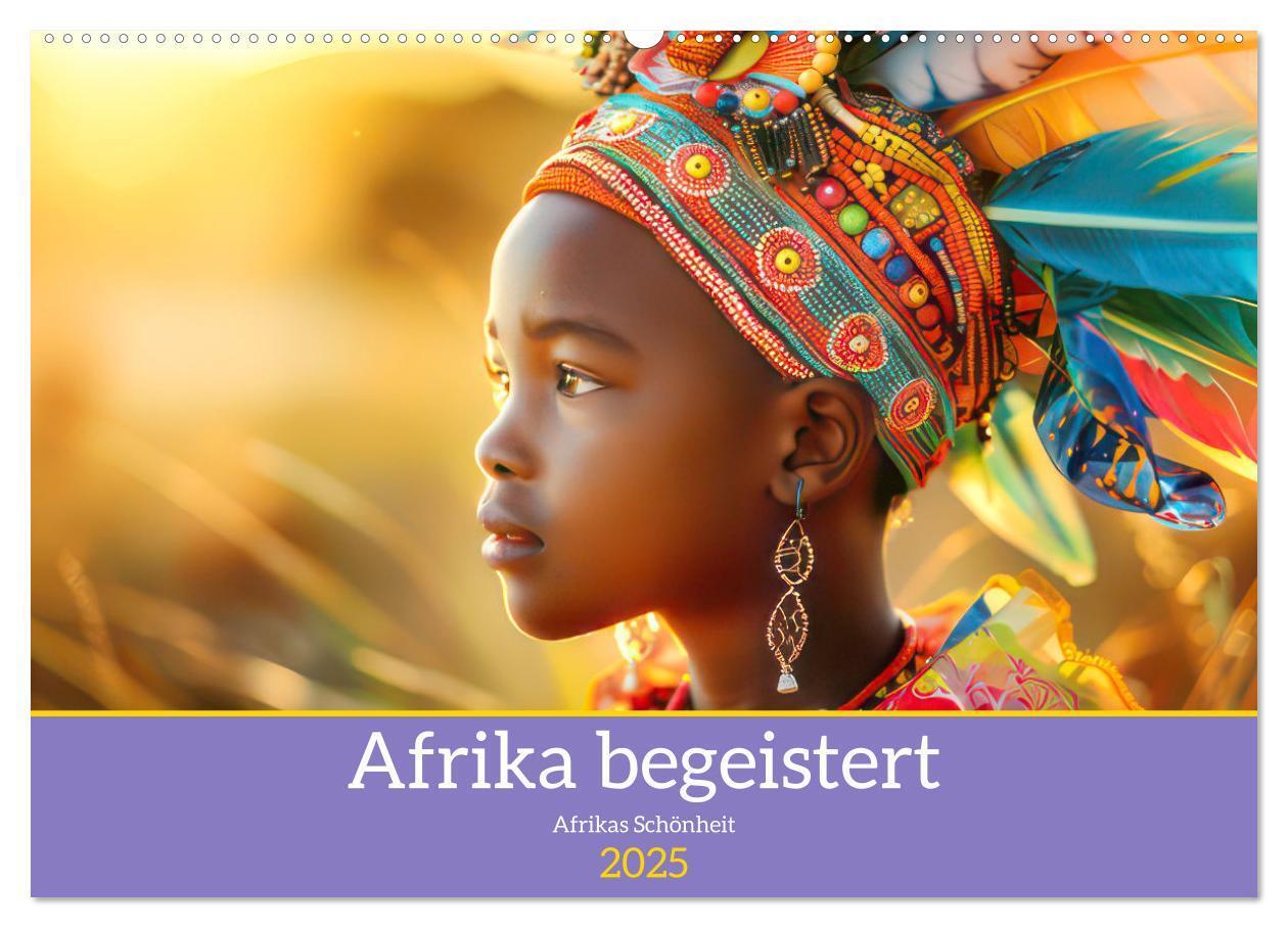 Cover: 9783457152447 | Afrika begeistert - Afrikas Schönheit (Wandkalender 2025 DIN A2...