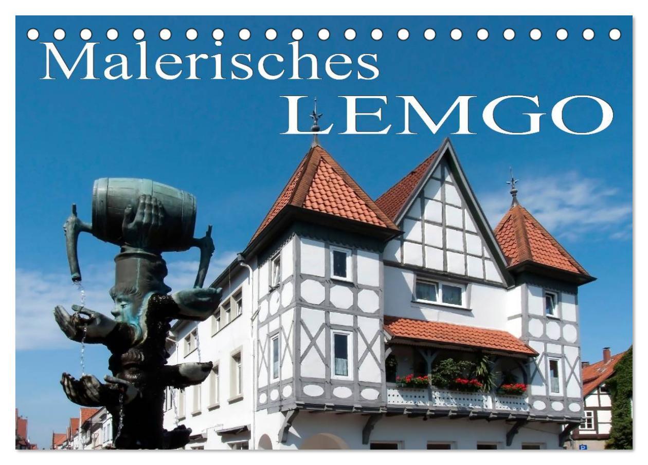 Cover: 9783435728237 | Malerisches Lemgo (Tischkalender 2025 DIN A5 quer), CALVENDO...