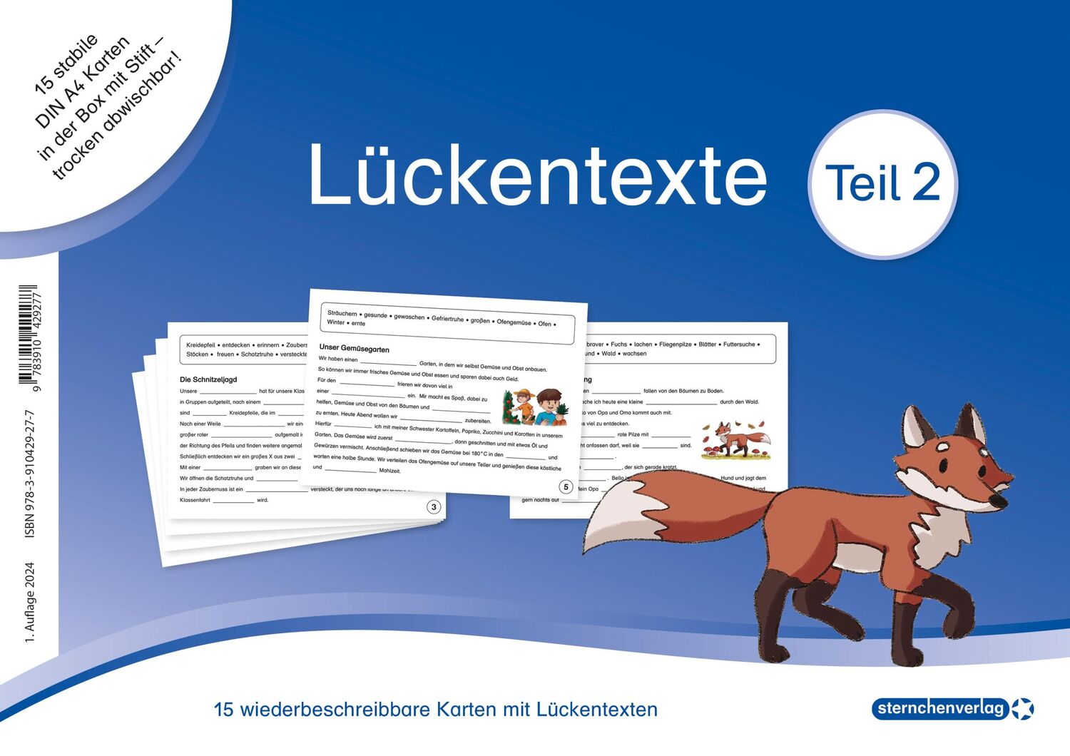 Cover: 9783910429277 | Lückentexte Teil 2 - für die 2. und 3. Klasse | GmbH (u. a.) | Buch