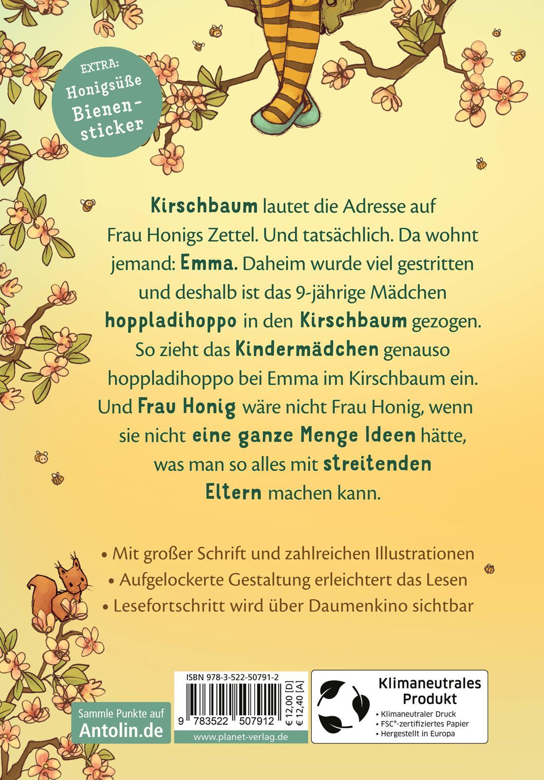 Rückseite: 9783522507912 | Frau Honig und die Geheimnisse im Kirschbaum | Sabine Bohlmann | Buch