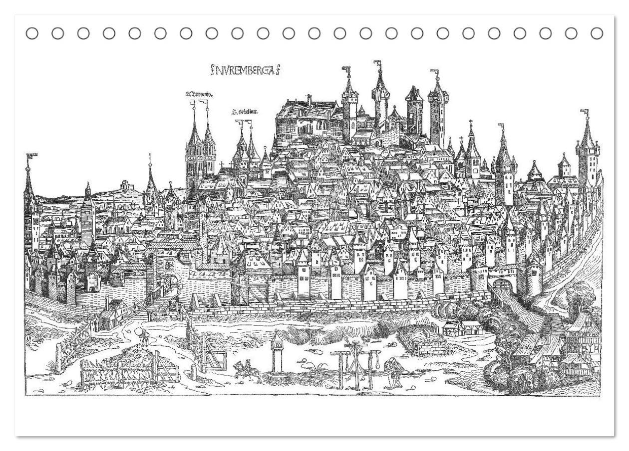 Bild: 9783435305827 | Schedelsche Weltchronik Deutsche Städte 1493 (Tischkalender 2025...