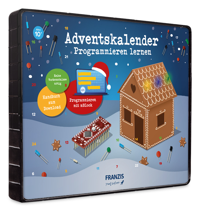 Cover: 4019631673442 | FRANZIS 67344 - Adventskalender Programmieren lernen. Programmieren...