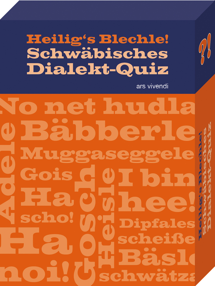 Cover: 4250364115216 | Heiligs Blechle! Schwäbisches Dialekt-Quiz (Spiel) | Thomas Schulz