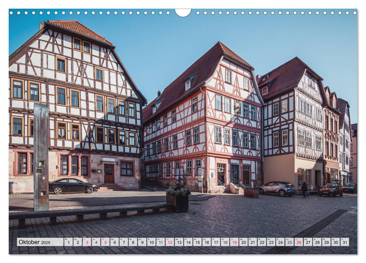 Bild: 9783435176649 | Fachwerk in Schmalkalden (Wandkalender 2025 DIN A3 quer), CALVENDO...