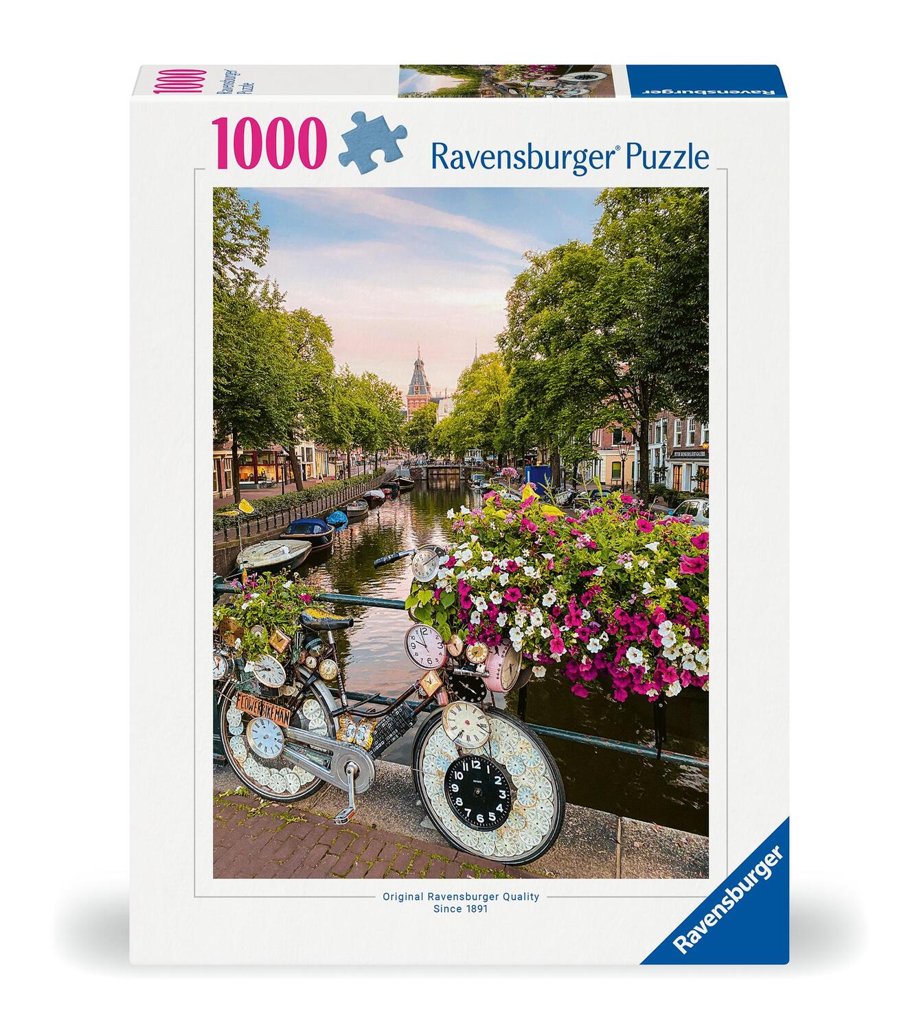 Cover: 4005555007807 | Ravensburger Puzzle 12000780 - Fahrrad und Blumen in Amsterdam -...