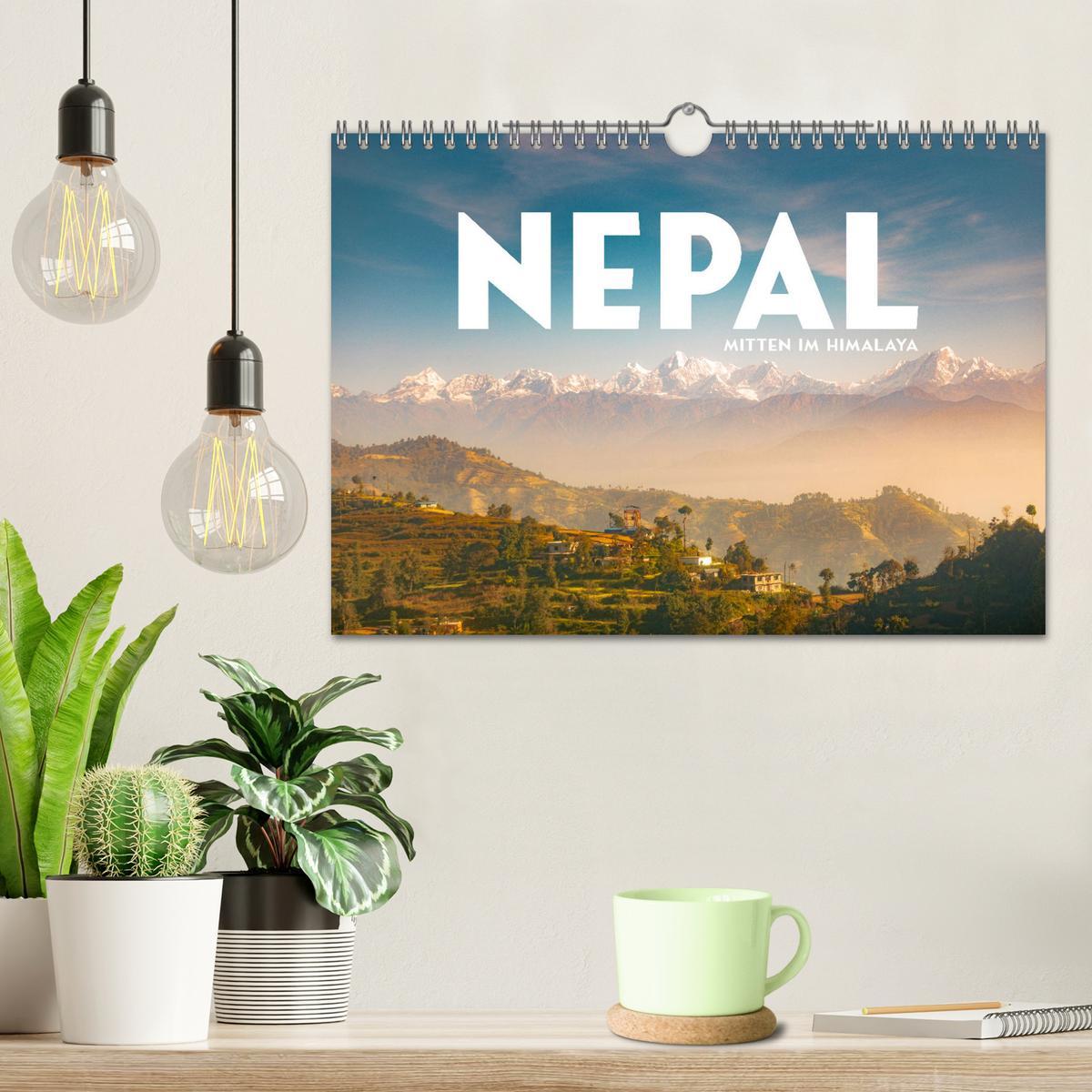 Bild: 9783435008636 | Nepal - Mitten im Himalaya (Wandkalender 2025 DIN A4 quer),...