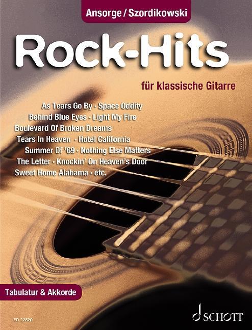 Cover: 9783795712471 | Rock-Hits | 25 beliebte Songs. Gitarre. Spielbuch. | Peter Ansorge