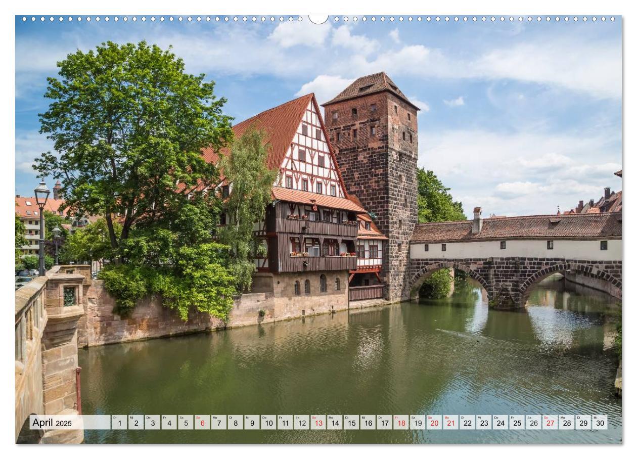 Bild: 9783435586332 | NÜRNBERG Historisches Stadtherz (hochwertiger Premium Wandkalender...