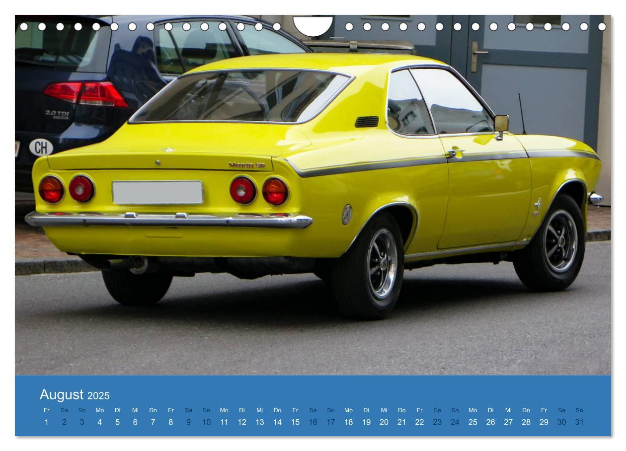 Bild: 9783435127559 | Opel Classics (Wandkalender 2025 DIN A4 quer), CALVENDO Monatskalender