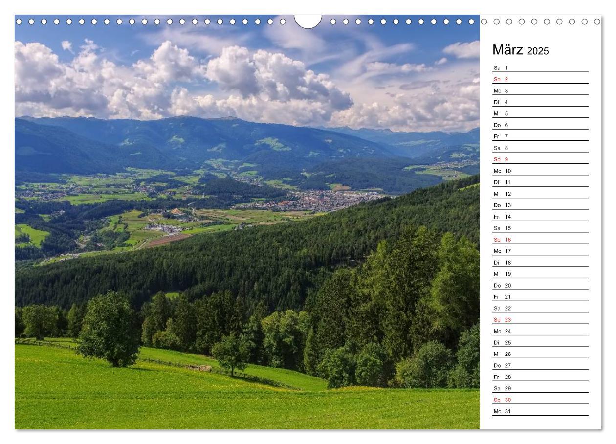 Bild: 9783435548460 | Pustertal - Das grüne Tal Südtirols (Wandkalender 2025 DIN A3...