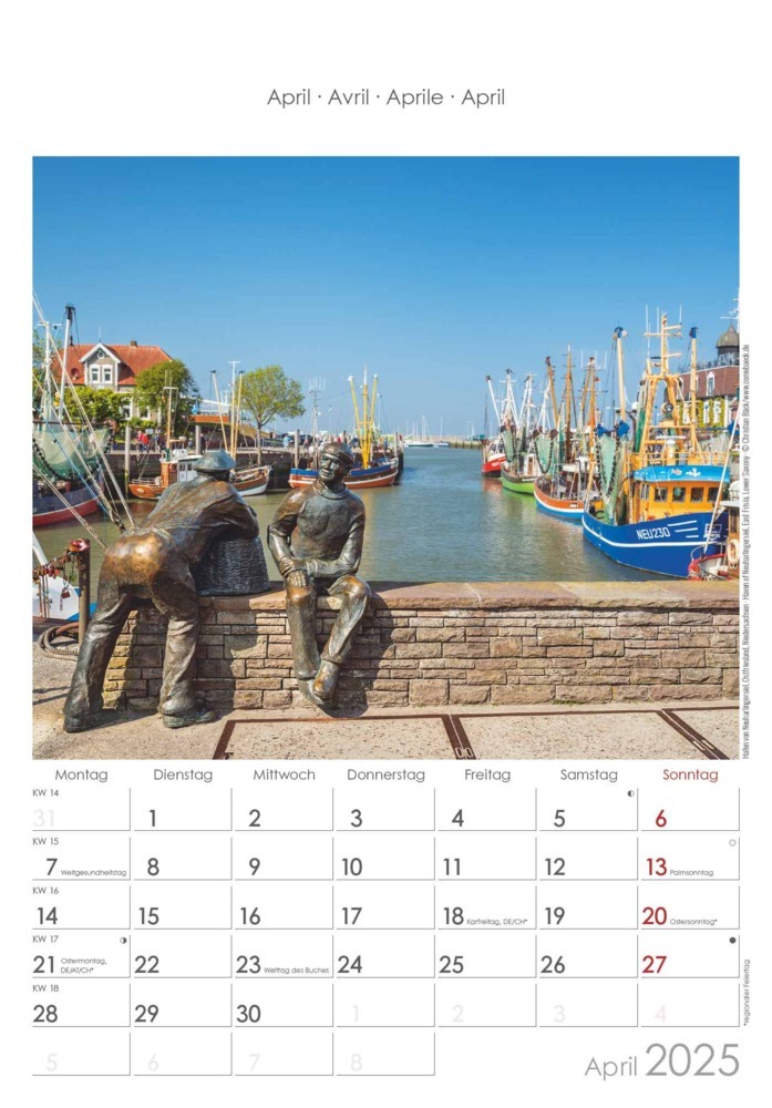 Bild: 4251732343378 | Alpha Edition - Niedersachsen und Bremen 2025 Bildkalender,...