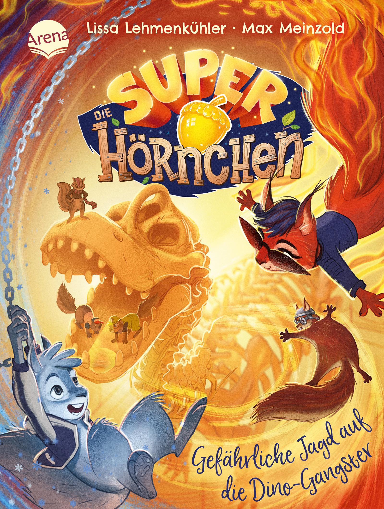 Cover: 9783401718934 | Die Superhörnchen (2). Gefährliche Jagd auf die Dino-Gangster | Buch