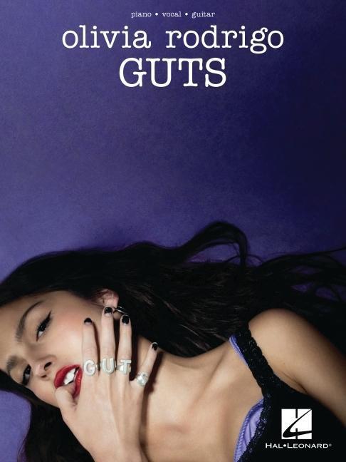 Cover: 196288178965 | Olivia Rodrigo - Guts: Piano/Vocal/Guitar Songbook | Olivia Rodrigo