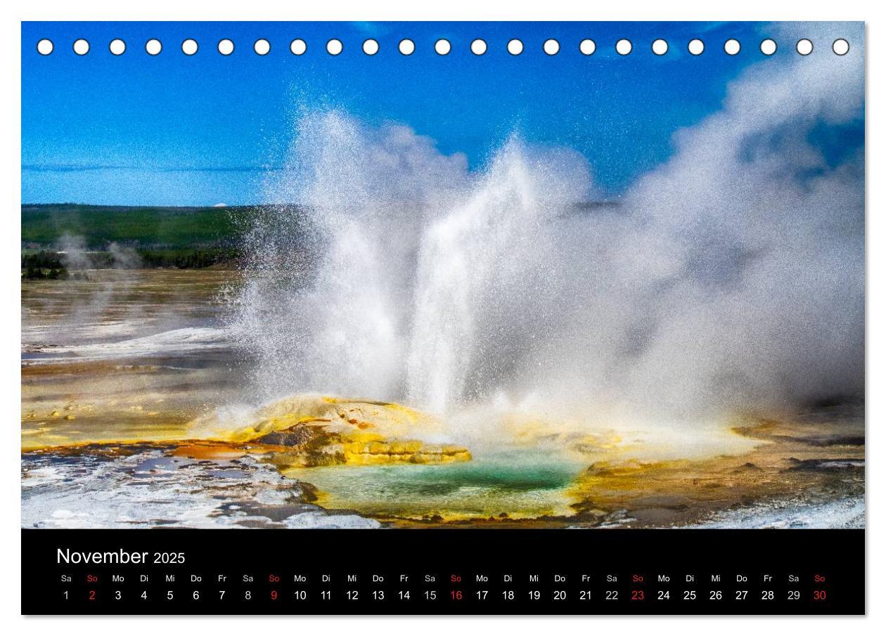 Bild: 9783435663101 | Traumziele in den USA. Der Yellowstone National Park (Tischkalender...