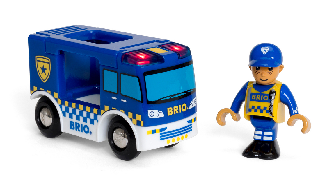 Bild: 7312350338256 | 33825 BRIO Polizeiwagen mit Licht und Sound | BRIO® | Stück | Deutsch