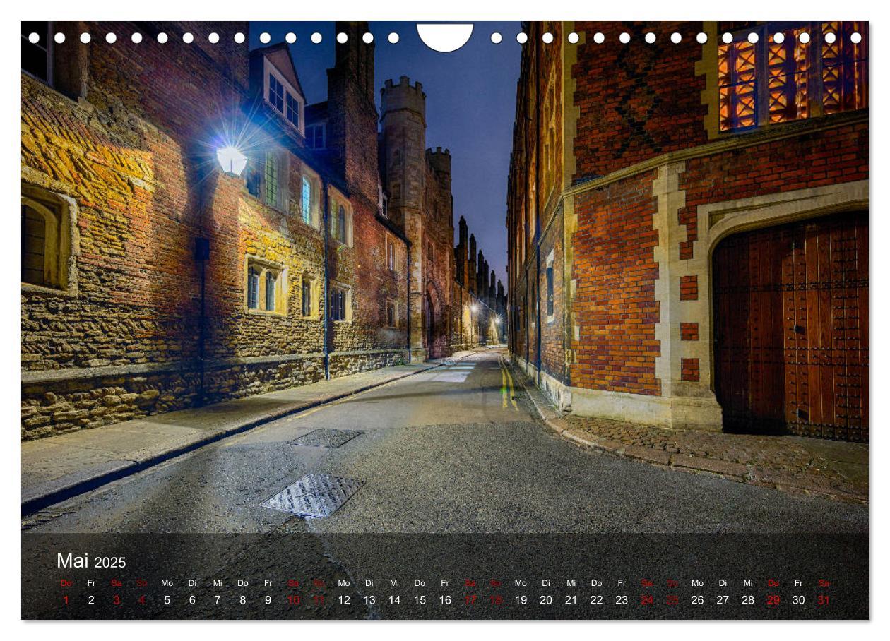 Bild: 9783435402960 | Cambridge street view (Wandkalender 2025 DIN A4 quer), CALVENDO...