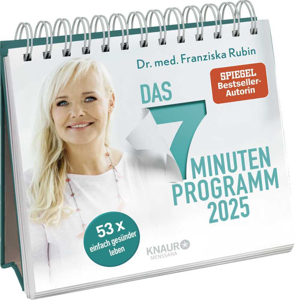 Cover: 4251693903659 | Wochenkalender 2025: Das 7-Minuten-Programm | Franziska Rubin | 108 S.