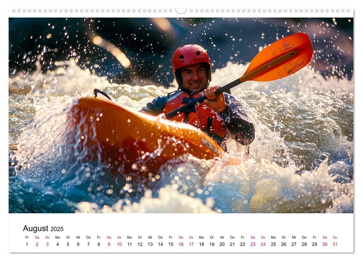 Bild: 9783457140161 | Kajak Erlebnisse (Wandkalender 2025 DIN A2 quer), CALVENDO...