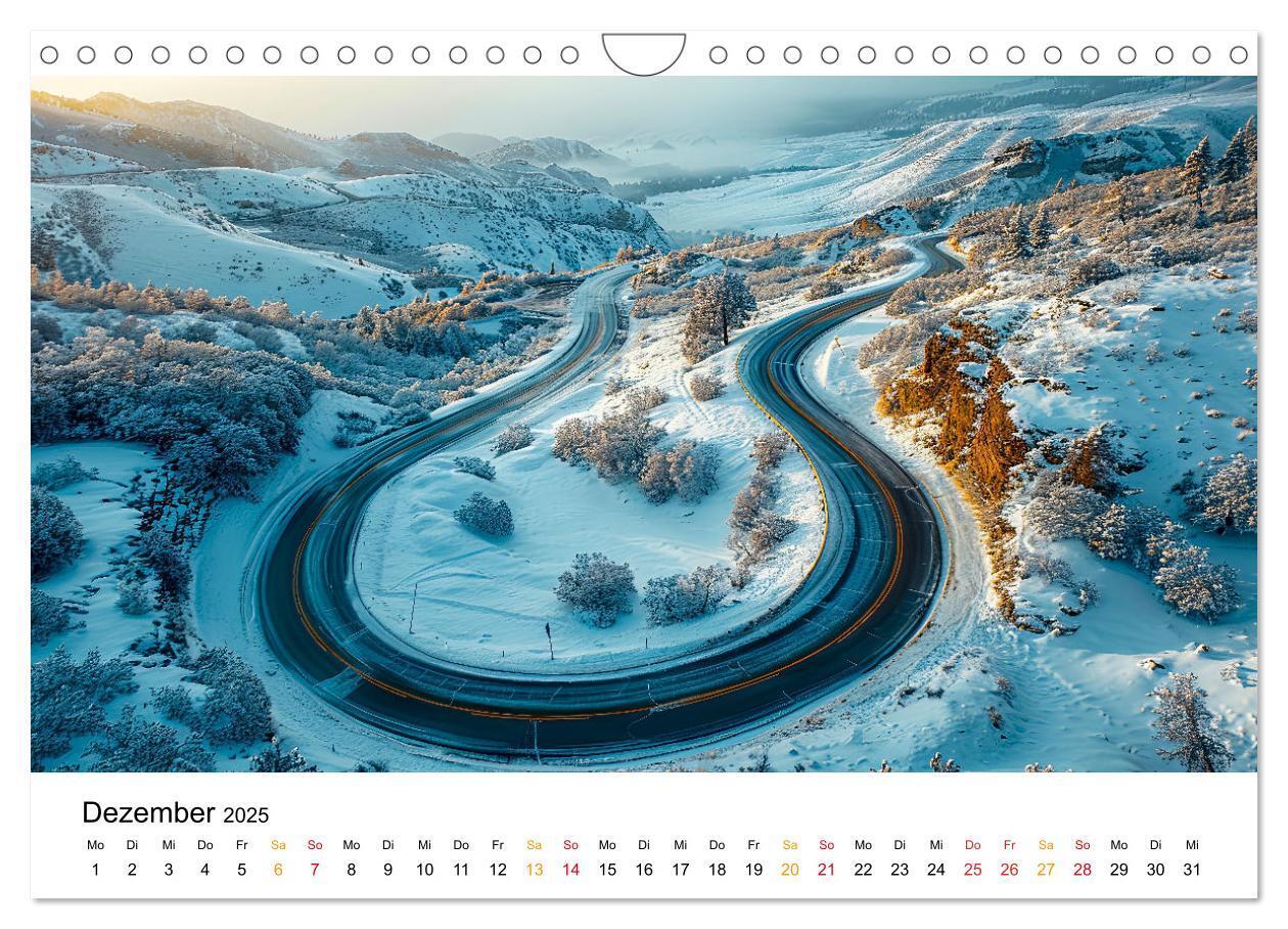 Bild: 9783383827563 | Straßen und Wege (Wandkalender 2025 DIN A4 quer), CALVENDO...