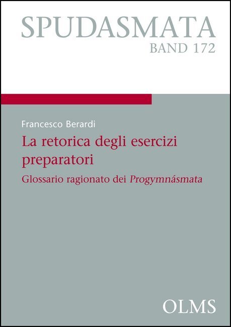 Cover: 9783487311869 | La retorica degli esercizi preparatori: Glossario ragionato dei...