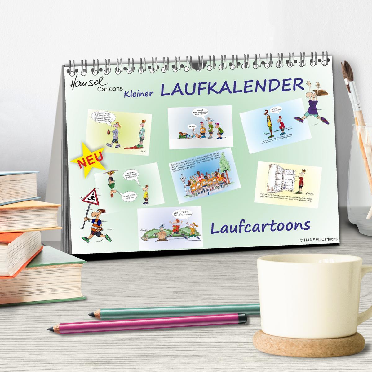 Bild: 9783383925177 | HANSELs kleiner Laufkalender (Tischkalender 2025 DIN A5 quer),...