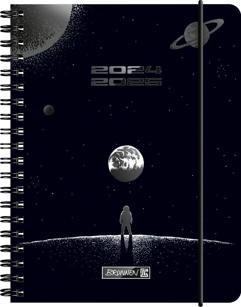 Cover: 4061947119442 | Schülerkal (2024/2025) Outer Space | 2 Seiten = 1 Woche; A6 | Kalender