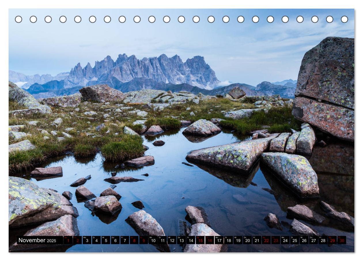 Bild: 9783435292035 | Bergseen in den Dolomiten (Tischkalender 2025 DIN A5 quer),...