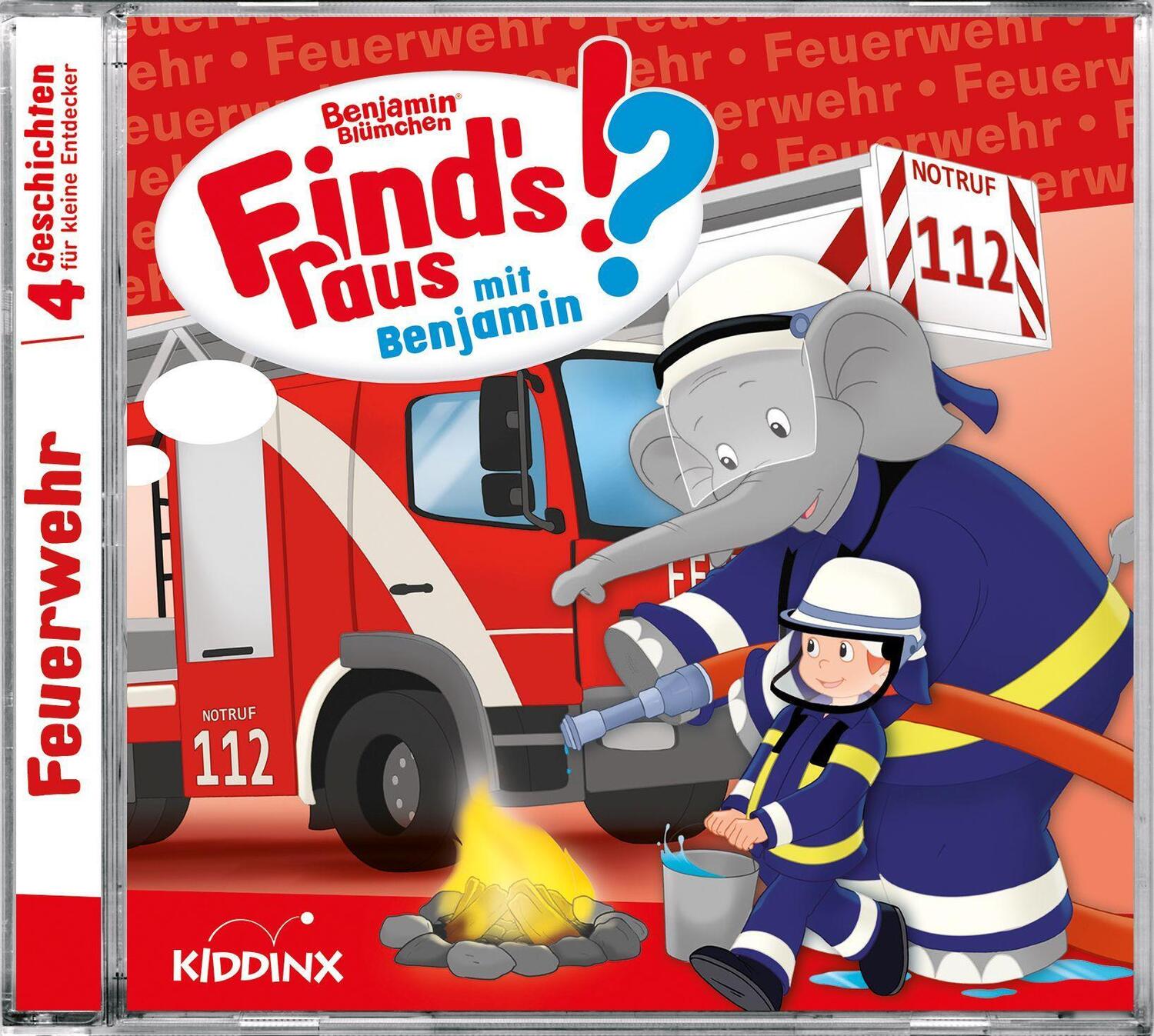 Cover: 4001504242053 | Find's raus mit Benjamin:Feuerwehr | Benjamin Blümchen | Audio-CD