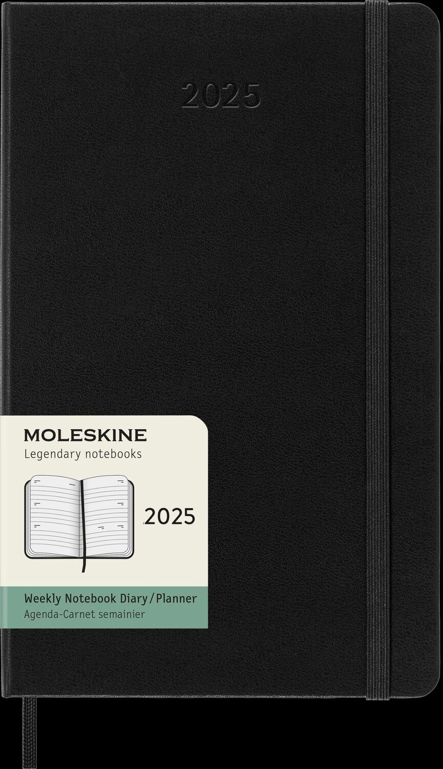 Bild: 8056999270445 | Moleskine Classic 12 Month 2025 Weekly Horizontal Planner, Hard...