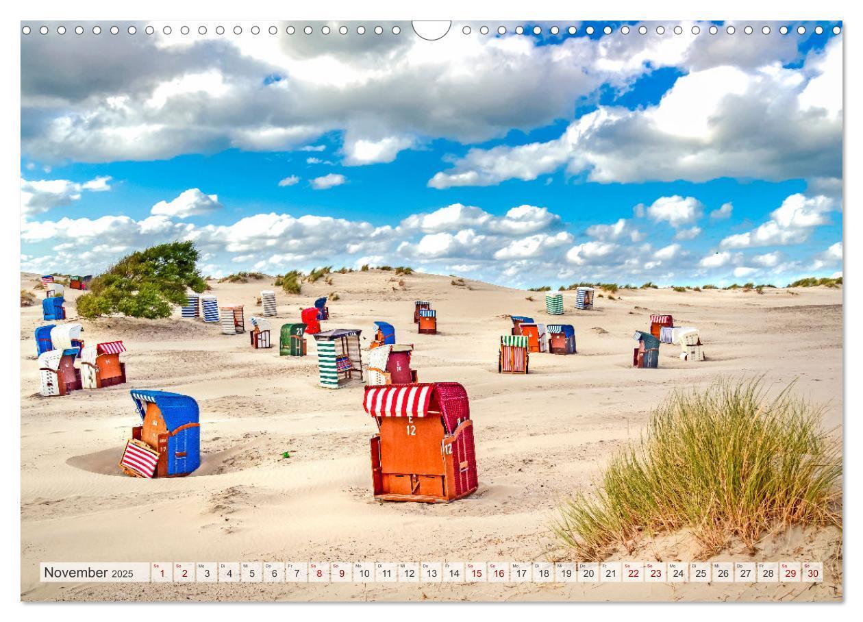 Bild: 9783435080885 | BORKUM-LIEBE (Wandkalender 2025 DIN A3 quer), CALVENDO Monatskalender