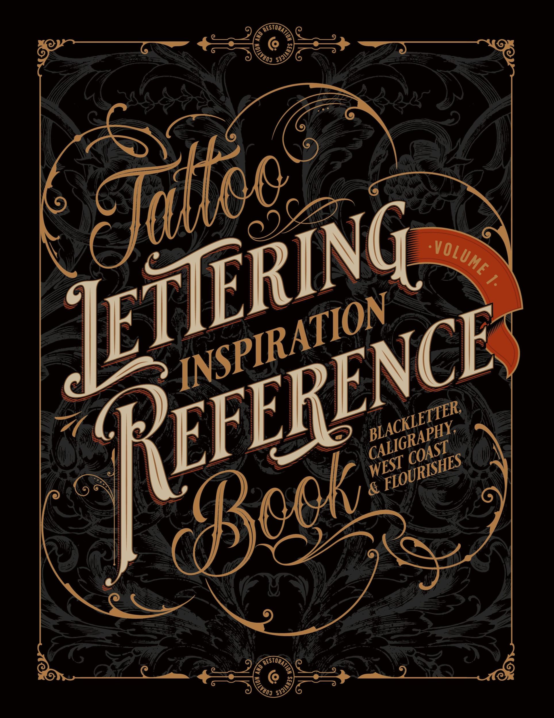 Cover: 9781925968705 | Tattoo Lettering Inspiration Reference Book | Kale James | Taschenbuch