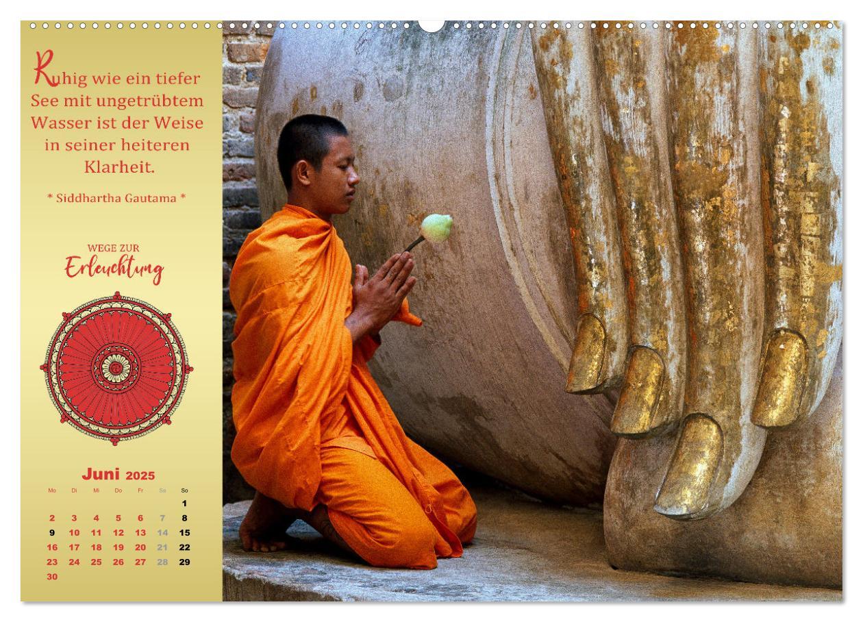 Bild: 9783383907463 | Buddhistische Weisheiten - Wege zur Erleuchtung (Wandkalender 2025...