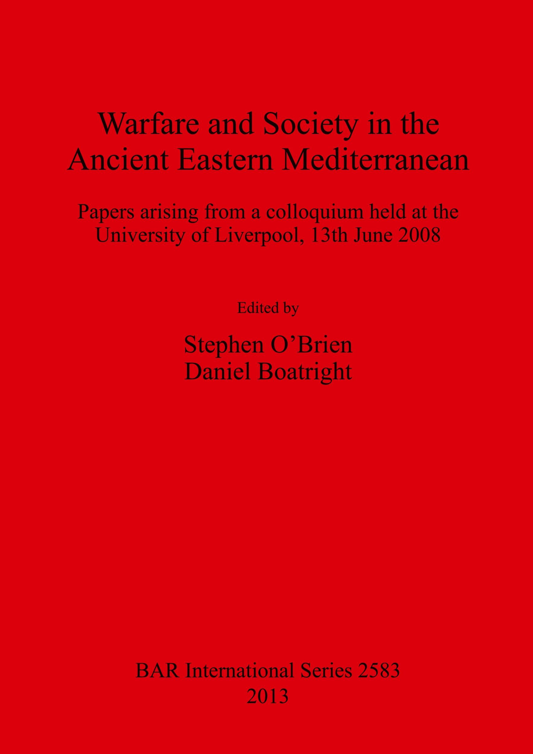 Cover: 9781407312088 | Warfare and Society in the Ancient Eastern Mediterranean | Taschenbuch