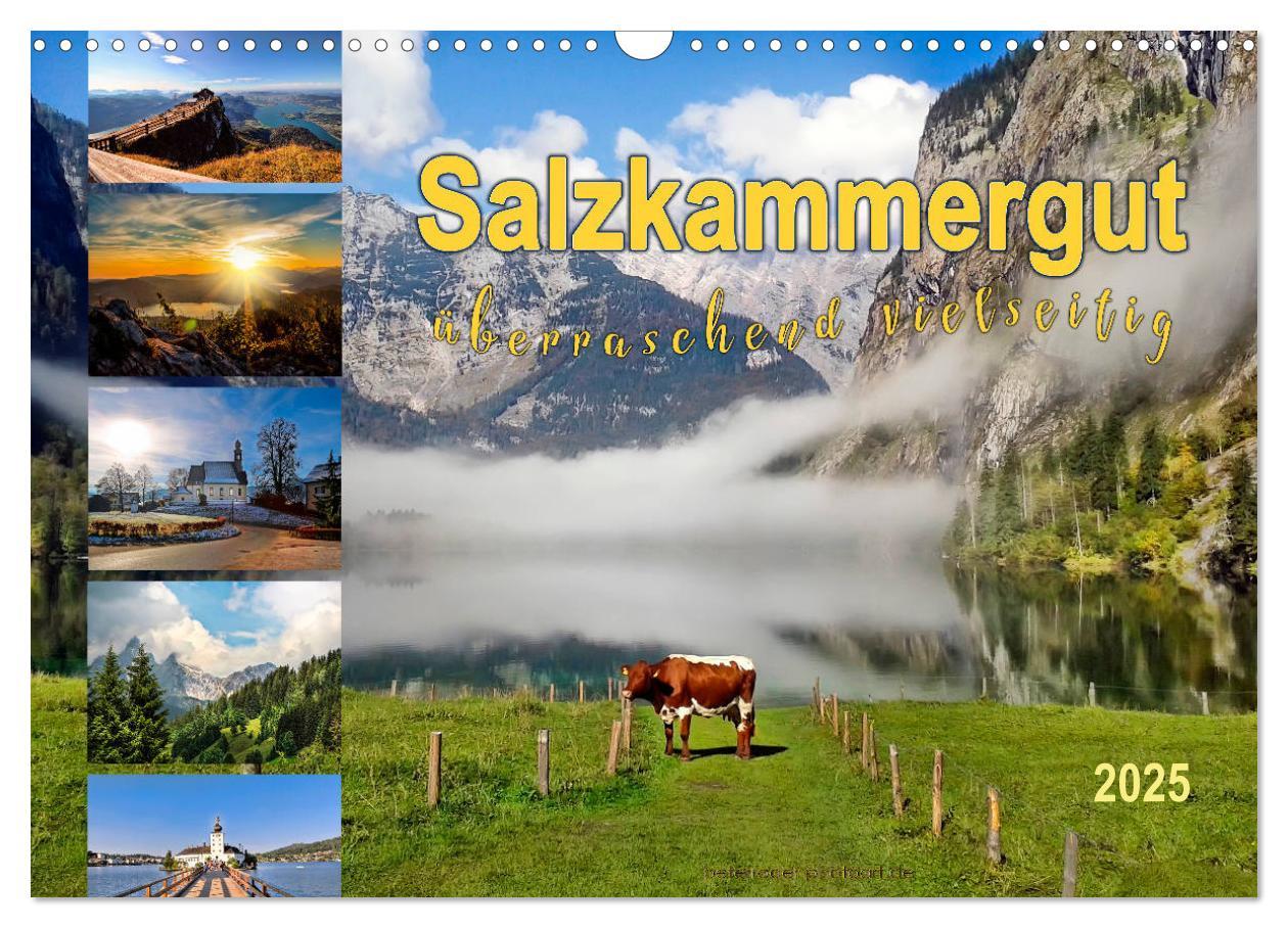 Cover: 9783435458646 | Salzkammergut, überraschend vielseitig (Wandkalender 2025 DIN A3...