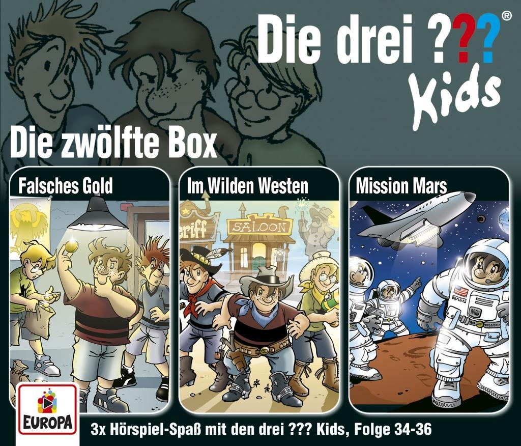 Cover: 889854155827 | Die drei ??? Kids 12. 3er Box - Folgen 34-36 | Boris Pfeiffer (u. a.)