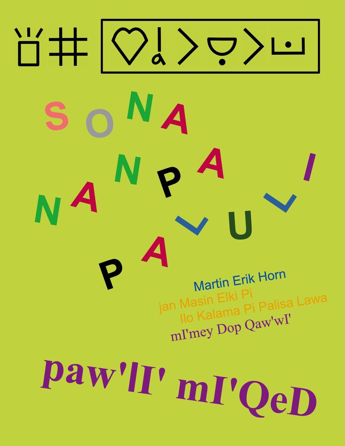 Cover: 9783759767592 | sona nanpa Paluli - paw'lI mI'QeD | Martin Erik Horn | Taschenbuch