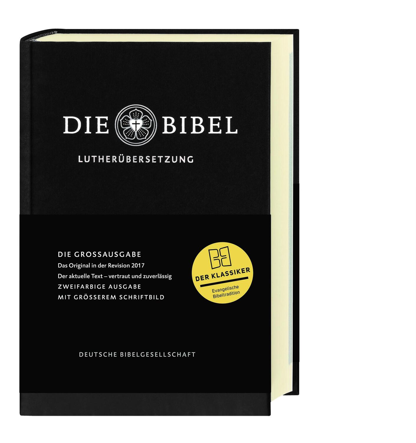 Cover: 9783438033918 | Lutherbibel revidiert 2017 - Großausgabe | Buch | 1536 S. | Deutsch