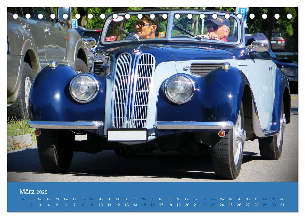 Bild: 9783435129034 | BMW Classics (Tischkalender 2025 DIN A5 quer), CALVENDO Monatskalender